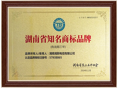 湖南省知名商標(biāo)品牌