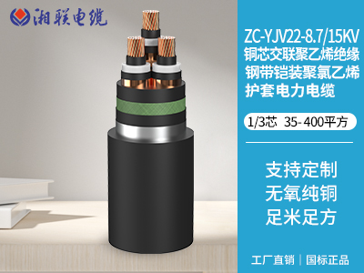 銅芯交聯聚乙烯絕緣鋼帶鎧裝聚氯乙烯護套電力電纜 銅芯交聯聚乙烯絕緣鋼帶鎧裝聚氯乙烯護套電力電纜