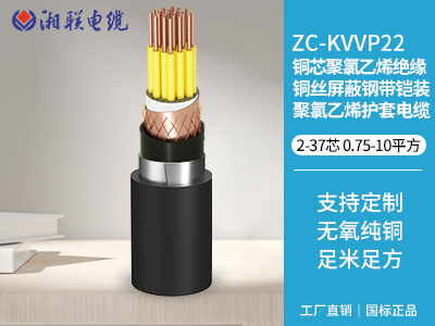 銅芯聚氯乙烯絕緣銅絲屏蔽鋼帶鎧裝聚氯乙烯護套電纜 銅芯聚氯乙烯絕緣銅絲屏蔽鋼帶鎧裝聚氯乙烯護套電纜