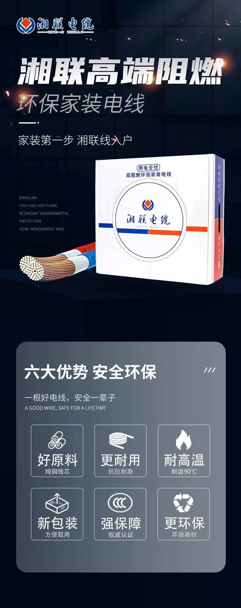 高端新品，雙層防護 品質升級，安全加倍 #安全用電你我湘聯